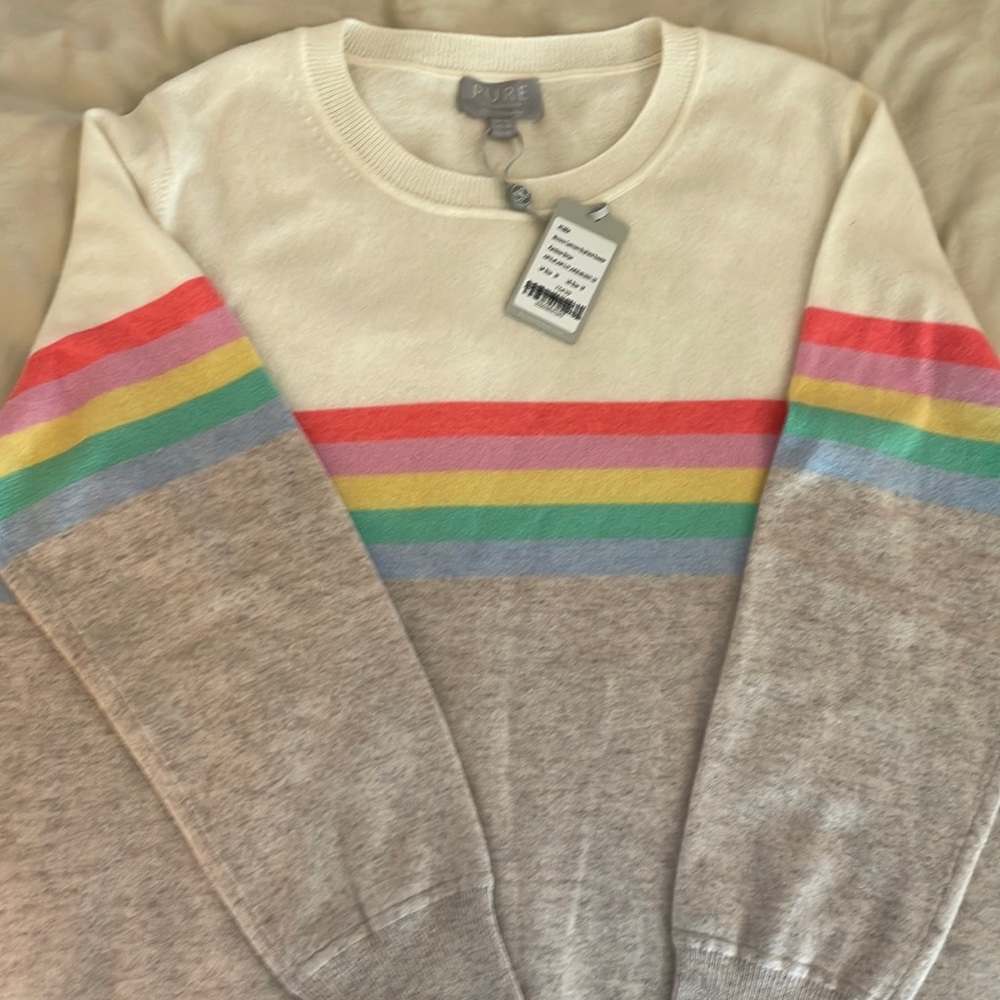 cashmere sweater multi color